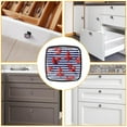 thumbnail image 4 of 4 Pcs Cabinet Handle Drawer Pulls Anchor Knobs with Screws Square Furniture Office Cabinet Knob Decoration, 4 of 5