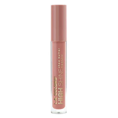 L.A. COLORS Hydrating High Shine Shea Butter Non-Sticky Lipgloss, Sensual