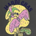 thumbnail image 2 of CafePress - Mardi Gras Flamingo Maternity T Shirt - Maternity Dark T-Shirt, 2 of 3