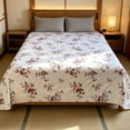 thumbnail image 2 of huayou Romantic Rose Floral Print Soft Flat Bed Sheet 78.74x90.55 Inch Easy Care Mattress Cover for Bedroom Home Decoration, 2 of 6