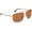 Atlas Gold- Fits Lg to Xlg Heads, variant on proSPORT Blue Light Blocking Glasses, HD Copper Amber Aviator, UV Protection, Lightweight Metal Frame, Men Women