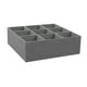 thumbnail image 3 of Organizador de cajones de 9 secciones, caja de almacenamiento, soporte para regalos, bandeja organizadora apilable resistente para armario, accesorio, 3 of 8