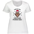 thumbnail image 3 of Inktastic This is My Christmas Pajama Shirt with Owl Women's Plus Size T-Shirt, 3 of 5