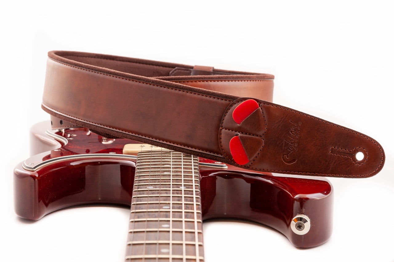 RightOn! Mojo Collection Charm-60 Brown Guitar Strap