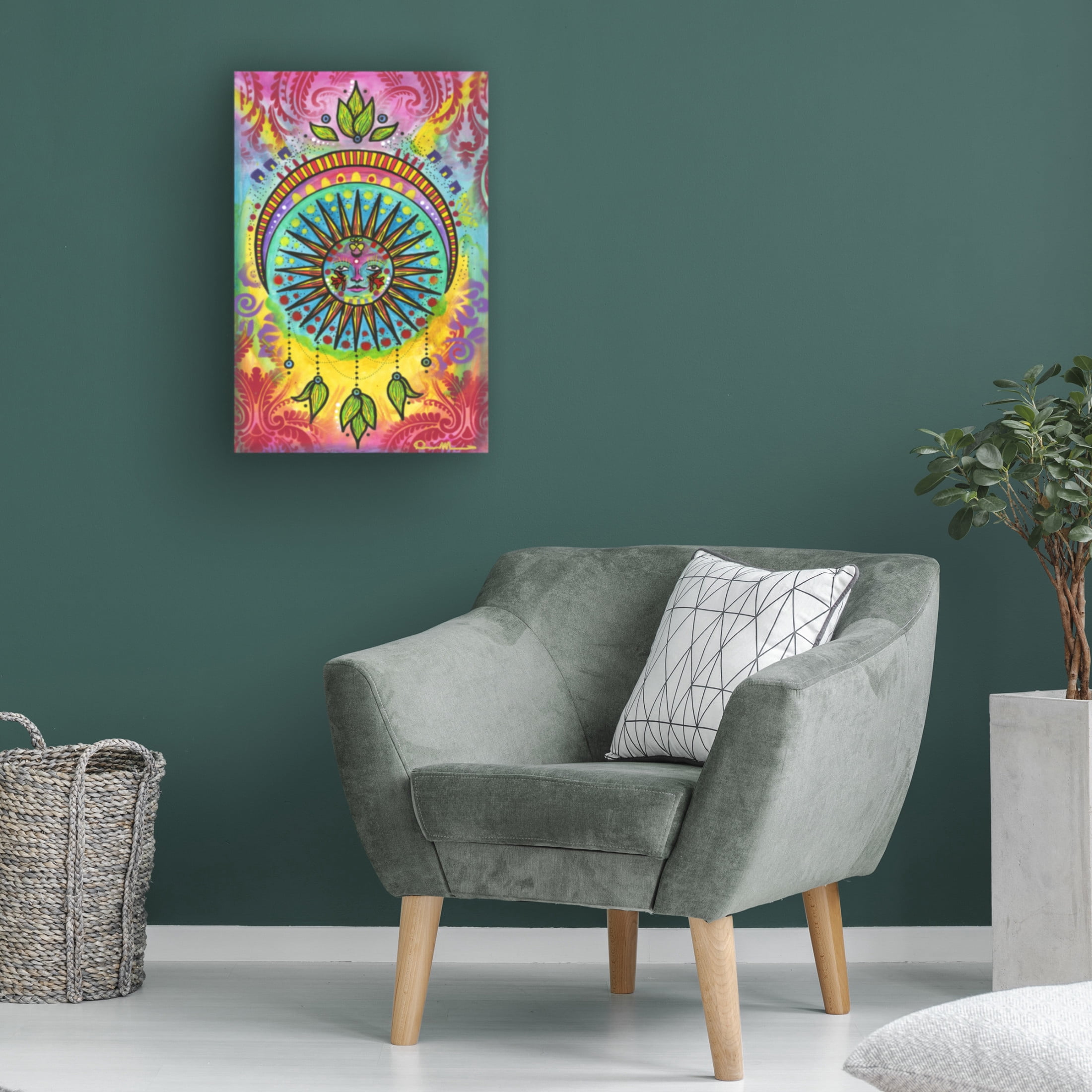 Canvas Wall Art - Dean Russo 'Cosmic Balance 5' Wall Art for Living Room, Bedroom, or Office Décor by Trademark Fine Art - 22 x 32 Inches