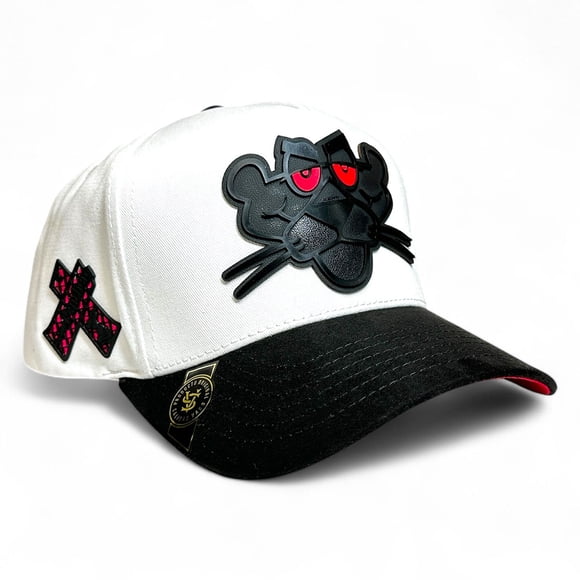 Gorra LA PANTERA Blanca Ajustable VAGO Style
