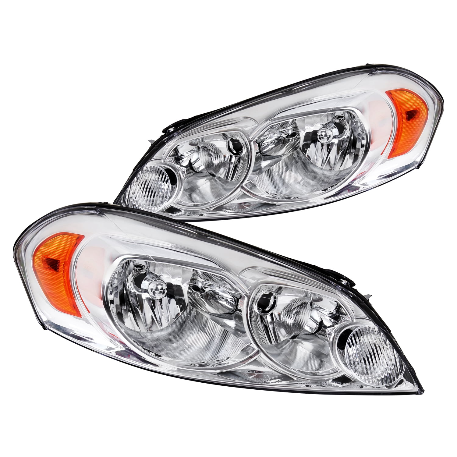 For Chevy Monte Carlo Headlight 1995 96 97 98 1999 RH and LH Side Pair Halogen
