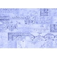thumbnail image 1 of Ahgly Company Indoor Rectangle Abstract Blue Contemporary Area Rugs, 5' x 7', 1 of 4
