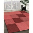 thumbnail image 2 of Ahgly Company Indoor Round Patterned Love Red Area Rugs, 8' Round, 2 of 6