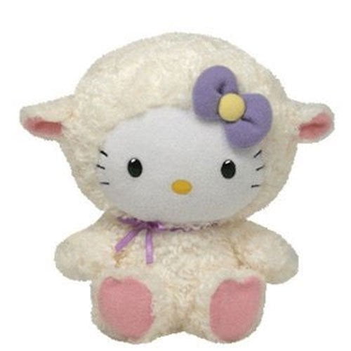 Details about   Ty Beanie Baby 2011 Hello Kitty in Easter White Lamb Suit 6 inch #40949 