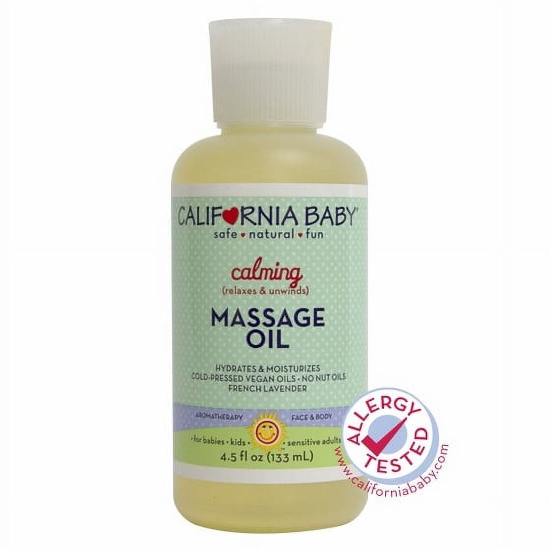 California Baby - Aromatherapy Massage Oil All Natural Calming - 4.5 oz.