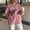 Pink, variant on Cozy Oversized Solid Color Knit Cardigan Sweater For Women Long Sleeve Casual Knit Outerwear Acrylic Cardigan Shaker Zip Front Cardigan Womens Fall Clothes Short Sleeve Cardigan Women Clothes Women