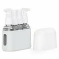 thumbnail image 3 of Kieccall Travel-sized Travel-sized Transparent Plastic Spray Bottle For Shampoo And Conditioner Portable Set Mini Shampoo Dispenser Portable Travel Bottle Set, 3 of 6