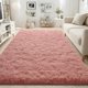 thumbnail image 2 of Rubor Rug ISEAU Soft Shaggy de 5 x 8 pies, lavable a máquina, 2 of 9