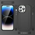 thumbnail image 7 of Case for iPhone 15 Pro,Decase Heavy Duty Armor Cover Drop Protection Shockproof Rugged Phone Shell,for iPhone 15 Pro - Black, 7 of 7