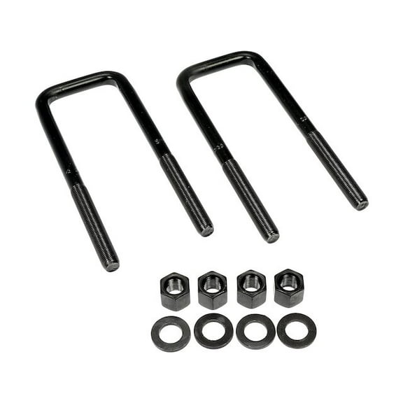 Rear Leaf Spring Axle U-Bolt Kit - Compatible with 1988 - 2000 Chevy K3500 1989 1990 1991 1992 1993 1994 1995 1996 1997 1998 1999