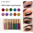 thumbnail image 1 of 10Pcs Metallic Shiny Eyes Eyeshadow Glitter Liquid 50 ml Make up Tape, 1 of 3