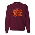 thumbnail image 2 of Go All Out It's Just A Bunch Of Hocus Pocus Halloween Sweatshirt Crewneck Mens/Youth, 2 of 4