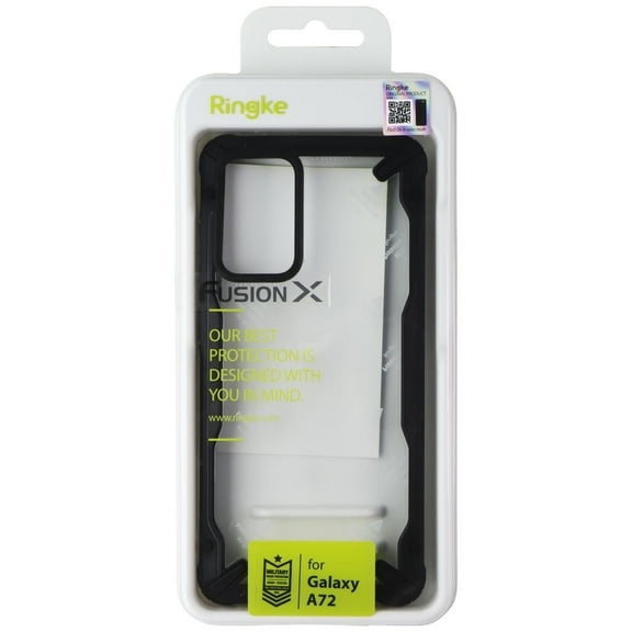 Ringke Fusion X Series Case for Samsung Galaxy A72 - Black / Clear