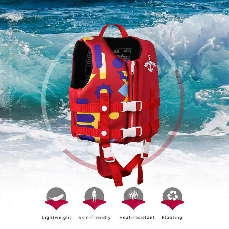 Boglia Kids Swim Vest Life Jacket Life Vest Pool Float with