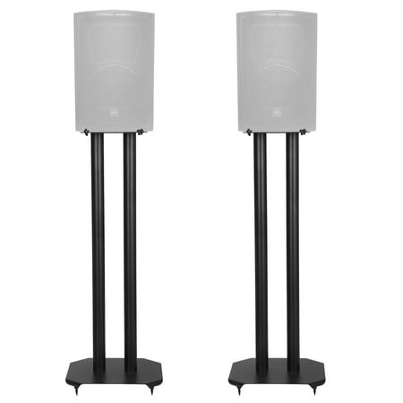 Surround Sound Stands - Zeny A Pair Premium Universal Floor Speaker Stands for Surround Sound & Book Shelf Speakers