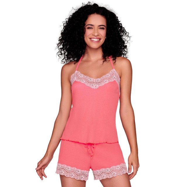 Pijama corta Ilusión 3405 naranja M