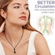 thumbnail image 5 of Wartleves Collar de obsidiana y linfancia Rainboweyes Collar de desintoxicación por termoterapia, 5 of 7