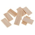 thumbnail image 6 of 10 Pieces Unfinished Wood Pieces,Rectangle Wood Crafts Cutouts Ornaments for Crafts Wood Burning Painting Staining Wood Engraving，1.57 x 0.79 x 0.2 inch, 6 of 7
