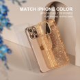 thumbnail image 2 of Funda de teléfono Choiche compatible con iPhone 16 Pro Max Glitter Gold, 2 of 7