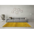 thumbnail image 3 of Ahgly Company Machine Washable Indoor Rectangle Southwestern Yellow Country Area Rugs, 3' x 5', 3 of 4