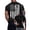 Black, variant on 4th of July Festive Tee, Men's American Flag Patriotic Design Casual Summer Daily Wear Short Sleeve Top