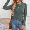 thumbnail image 2 of OJinShaWanO Chandails Cardigan pour Femmes Mode Manches Longues Col Rond Chemise d'Automne Ample, 2 of 6