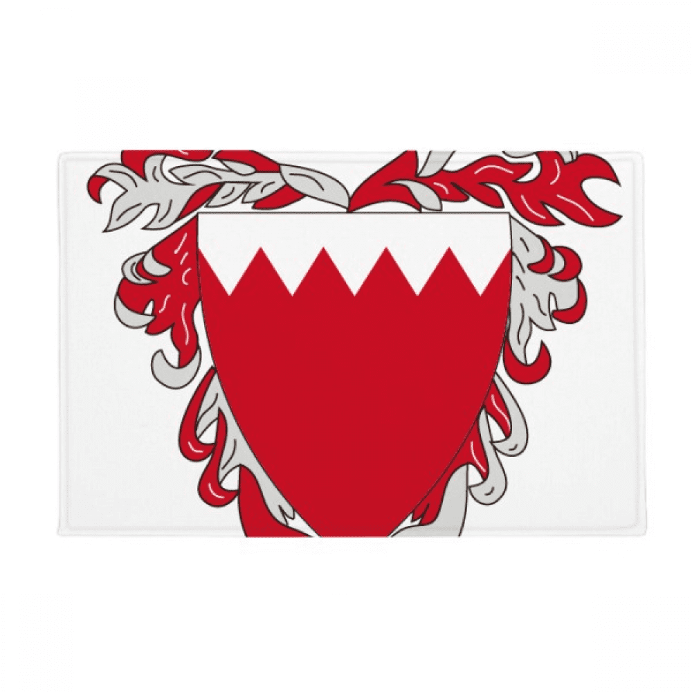 Manama Bahrain National Emblem Ground Mat Non Slip Floor Bathroom Door