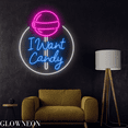 thumbnail image 2 of Glowneon I Want Candy Neon Sign, Candy Led Sign, Candy Shop Wall Art, 2 of 5