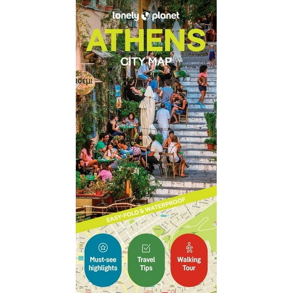 Compact City Planning Maps Lonely Planet Athens City Map: Durable, Waterproof, Easy-Fold Planning Map with Attractions & Walking Tours, (Paperback)