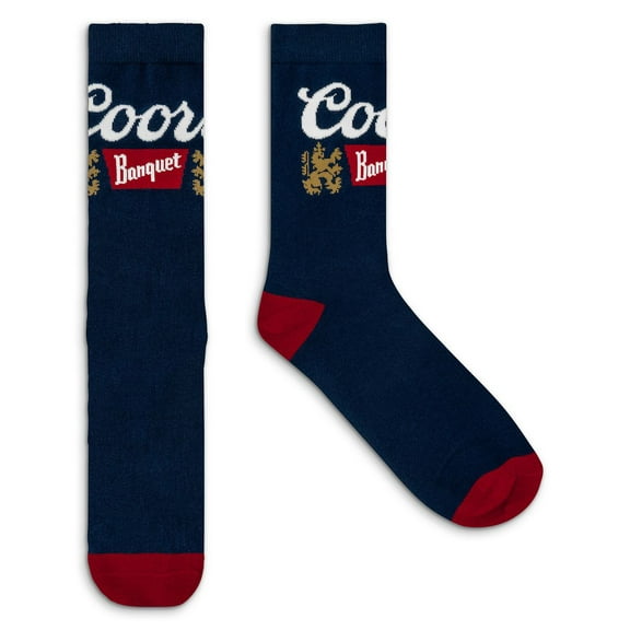 Tee Luv Coors Banquet Beer Logo Crew Socks (Men's)