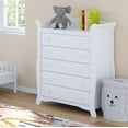 thumbnail image 4 of Storkcraft Avalon 5 Drawer Classic Vertical Dresser White, 4 of 9