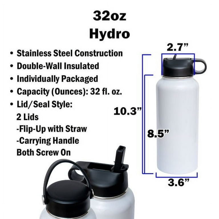 18oz Hydro Water Bottle – MakerFlo Crafts