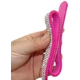 thumbnail image 5 of Lindo deslumbrante brillante elegante elegante cuero de gamuza suave Bling Rhinestone cristal joyería para mascotas gato perro cachorro collar correa de perro conjunto combinado tamaño pequeño y media, 5 of 5