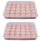 thumbnail image 2 of Contenedor de Huevos, Bandeja para Huevos Rellenos de Refrigerador con Tapa para 60 Huevos - Paquete de 4 Portátiles de Plástico Apilable para Nevera, 2 of 5