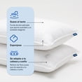 thumbnail image 4 of Almohadas Queen 2 Pack Luuna Adapt Microgel Suaves Lavables, 4 of 9