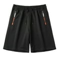 thumbnail image 2 of Fiudx Pantalones Cortos de Hombre, Transpirables, con Cintura Elástica, Ideales para Correr En El Gimnasio, Estilo de Vida Activo, Tejido Ligero., 2 of 5