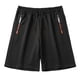 thumbnail image 2 of Fiudx Pantalones Cortos Deportivos para Hombre, Transpirables y Ligeros, con Bolsillos con Cremallera, Estilo Corto, Perfectos para Gimnasio, Correr y Nadar, Ideales para Un Estilo de Vida Activo, Ro, 2 of 5