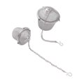 thumbnail image 1 of Mesh Tea Ball, 2pcs  Stainless Steel Tea Strainer with Long Hook Chain for Tea Flavoring Herbal Spices Seasonings, 1 of 8