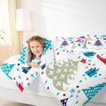 thumbnail image 4 of Castle Fairy Teens Xmas Tree Bedding Comforter Set 2pcs,Merry Christmas Twin Comforter Sets Microfiber,Polka Dots Breathable Bedding Set,Super Cozy Room Decor,Reversible, 4 of 8