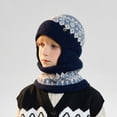 thumbnail image 5 of OGLCCG Kids Winter Hat and Scarf Set, 2Pcs Warm Knit Beanie Cap and Neck Scarf Collar for Boys Girls Soft Fleece Lining Cap 4-10 Years, 5 of 5
