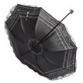 thumbnail image 4 of WRISTBIQUE Black Lace Umbrella Parasol 1Pack, 4 of 8