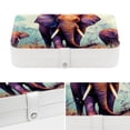 thumbnail image 4 of Elephant PU Leather Jewelry Box with Removable Compartment and Necklace Holder - Portable Jewelry Display Case for Jewelry Boxes, 4 of 6