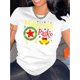 thumbnail image 1 of Camiseta de manga corta con cuello redondo y estampado "Feliz Navidad" para mujer - Camiseta informal de algodón - Cómoda camiseta de verano para mujer - Perfecta para fiestas y regalos navideños, 1 of 6