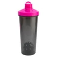 thumbnail image 3 of Vaso Shaker Deportivo con Tapa Rosa, Diseño Barbie Silueta, Incluye BolaShaker de Plástico, Capacidad 700 Ml, Negro, 3 of 5